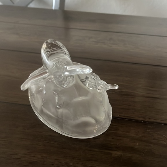 Cristal D'Arques Whale And Calf Lead Crystal Figurine - Picture 2 of 7